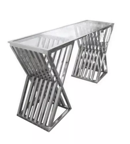 Payaa Console Table Springfield 150x42x75cm With Clear Glass (115480)