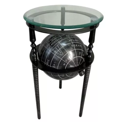 Payaa Table integrated Globe 35x35x63cm black (115685)