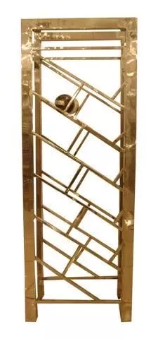 Payaa Wine Rack 40x21x110cm Gold (202064)